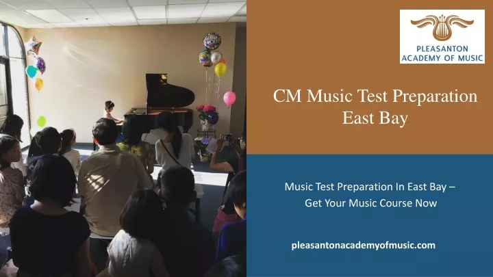 cm music test preparation east bay