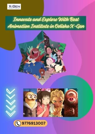 Innovate and Explore With Best Animation Institute in Odisha X