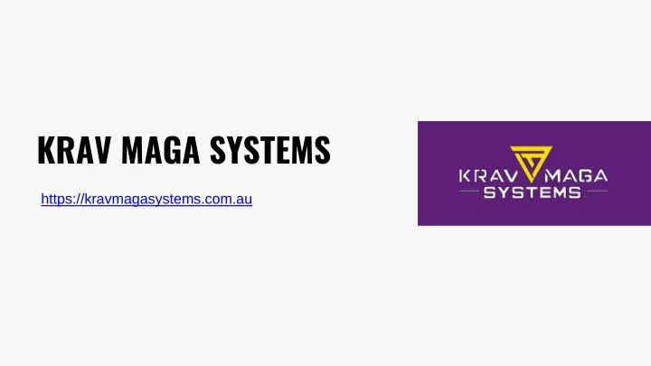 krav maga systems