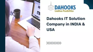 Dahooks IT Solution Company in INDIA & USA