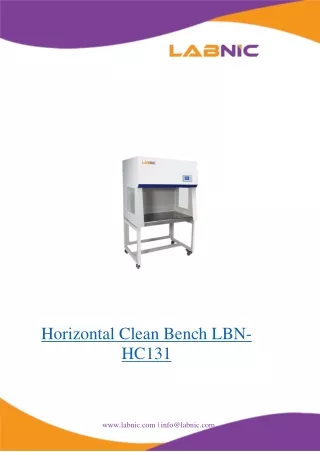 horizontal clean bench lbn hc131