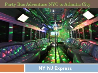 Party Bus Adventure NYC to Atlantic City
