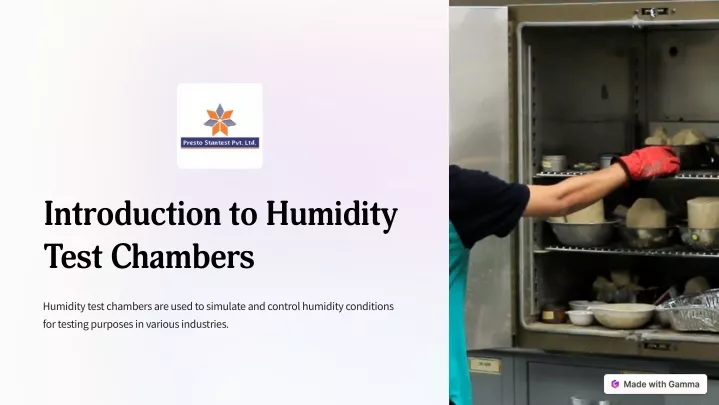 introduction to humidity test chambers