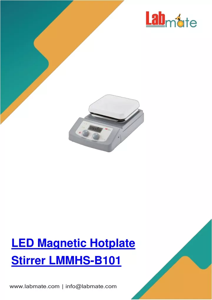led magnetic hotplate stirrer lmmhs b101