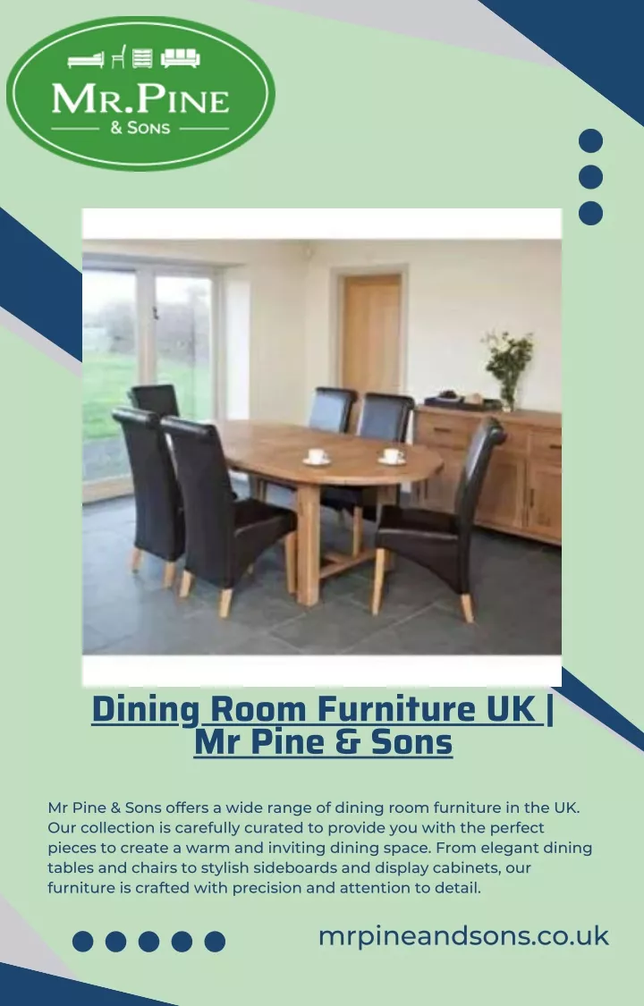 PPT - Dining Room Furniture UK Mr Pine & Sons PowerPoint Presentation ...