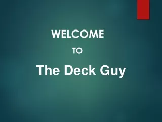 welcome to