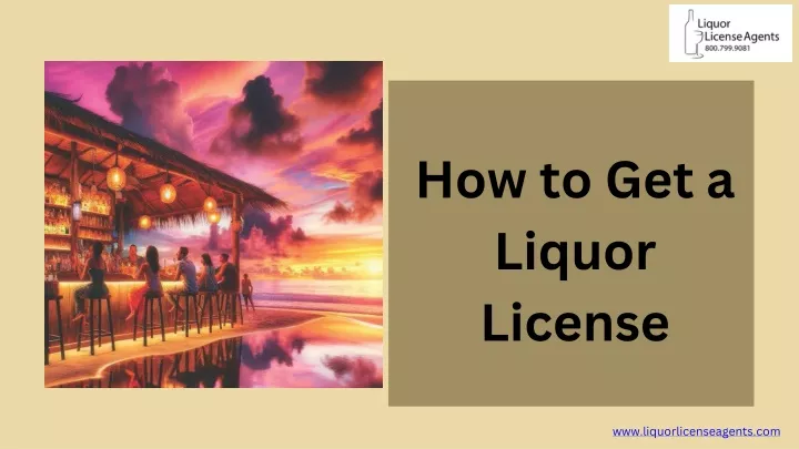 how to get a liquor license