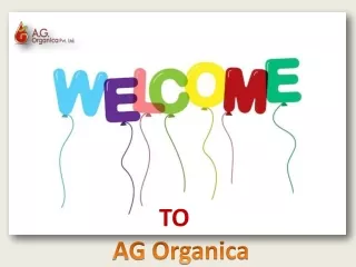 AG Organica Personal Care Manufacturer & Wholesale Supplier