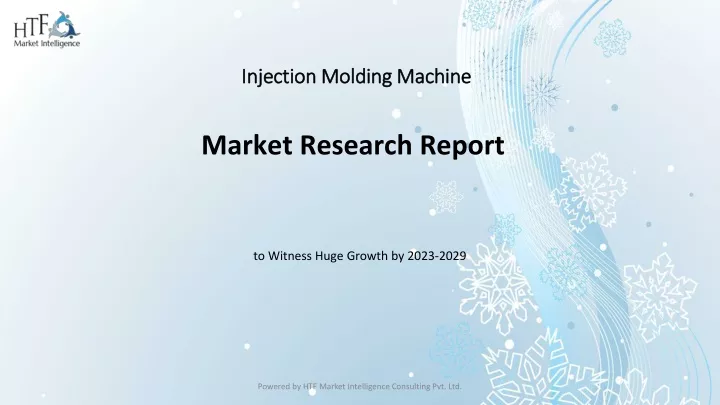 injection molding machine market research report