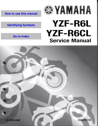 2002 Yamaha YZF-R6PPC Service Repair Manual