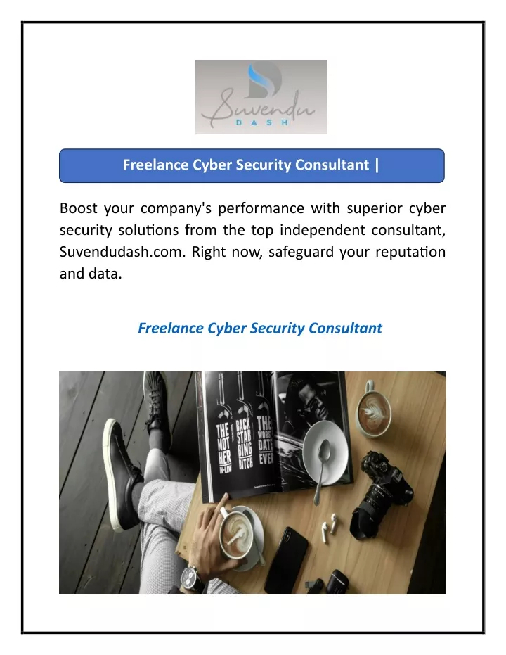 freelance cyber security consultant suvendudash