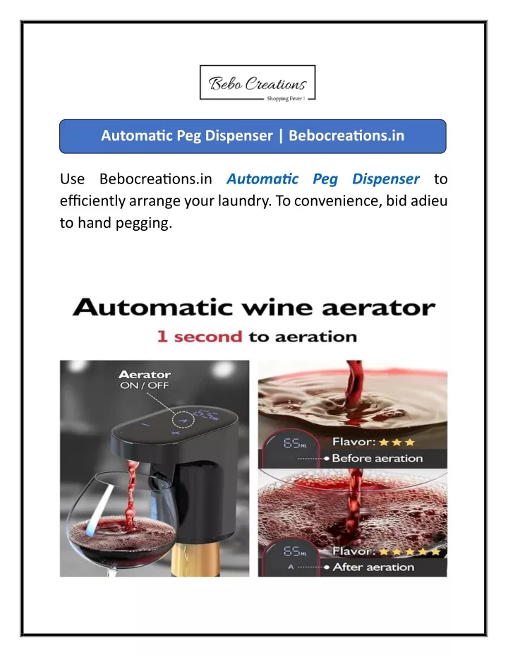 automatic peg dispenser bebocreations in