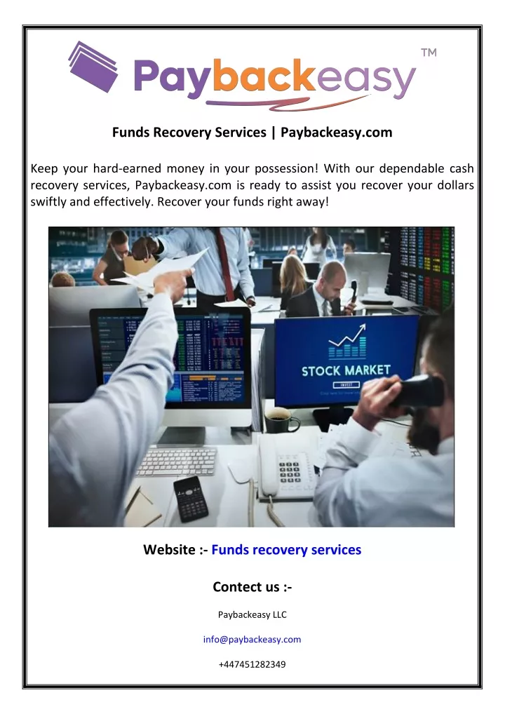 funds recovery services paybackeasy com