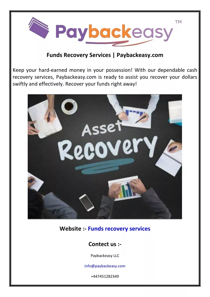 funds recovery services paybackeasy com