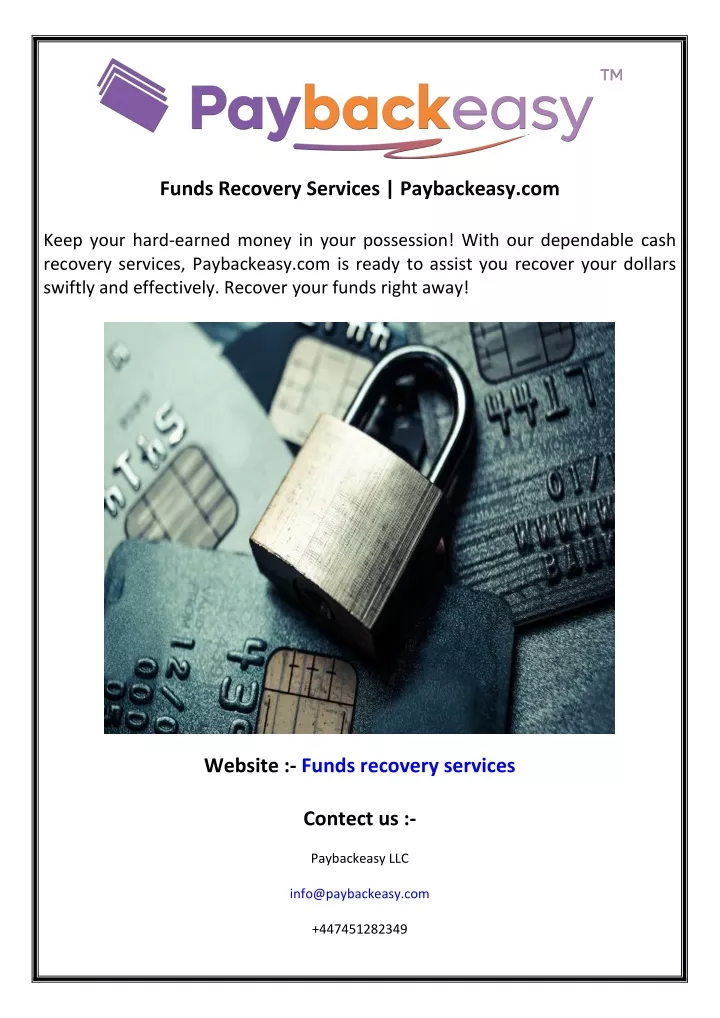 funds recovery services paybackeasy com