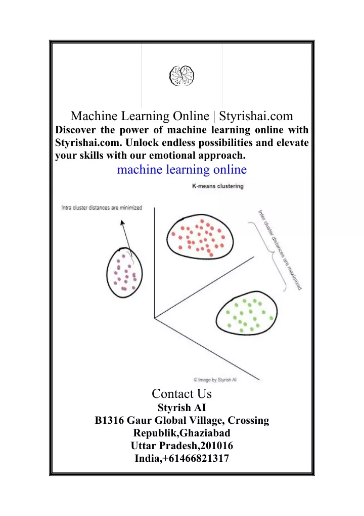 machine learning online styrishai com discover