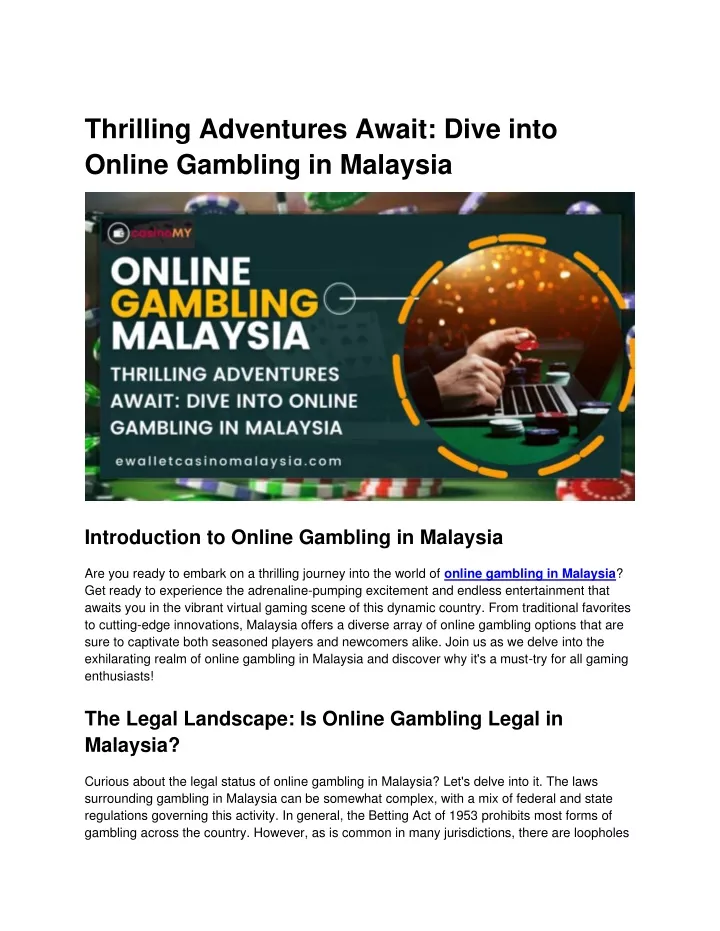 thrilling adventures await dive into online