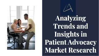 Patient Advocacy Market Research