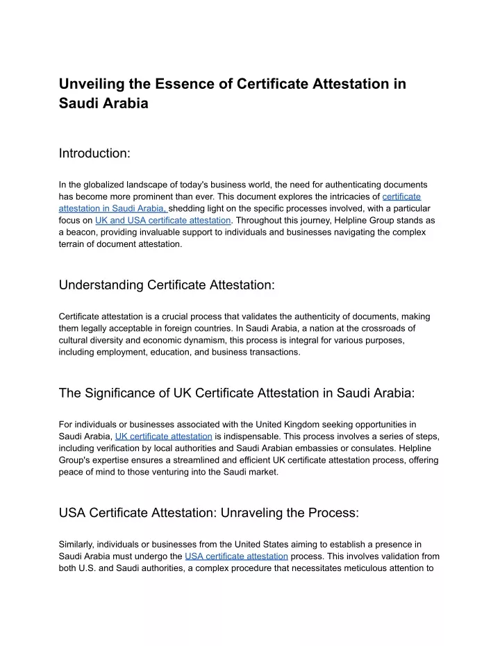 unveiling the essence of certificate attestation