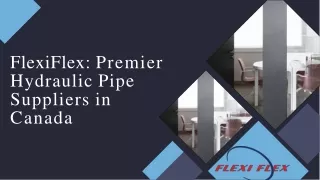 hydraulic pipe suppliers Canada
