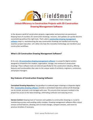 unlock efficiency in construction projects with