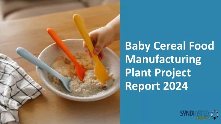 baby cereal food manufacturing plant project report 2024