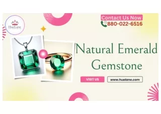 Buy Genuine natural emeralds stone at reasonable prices with 7 day return policy