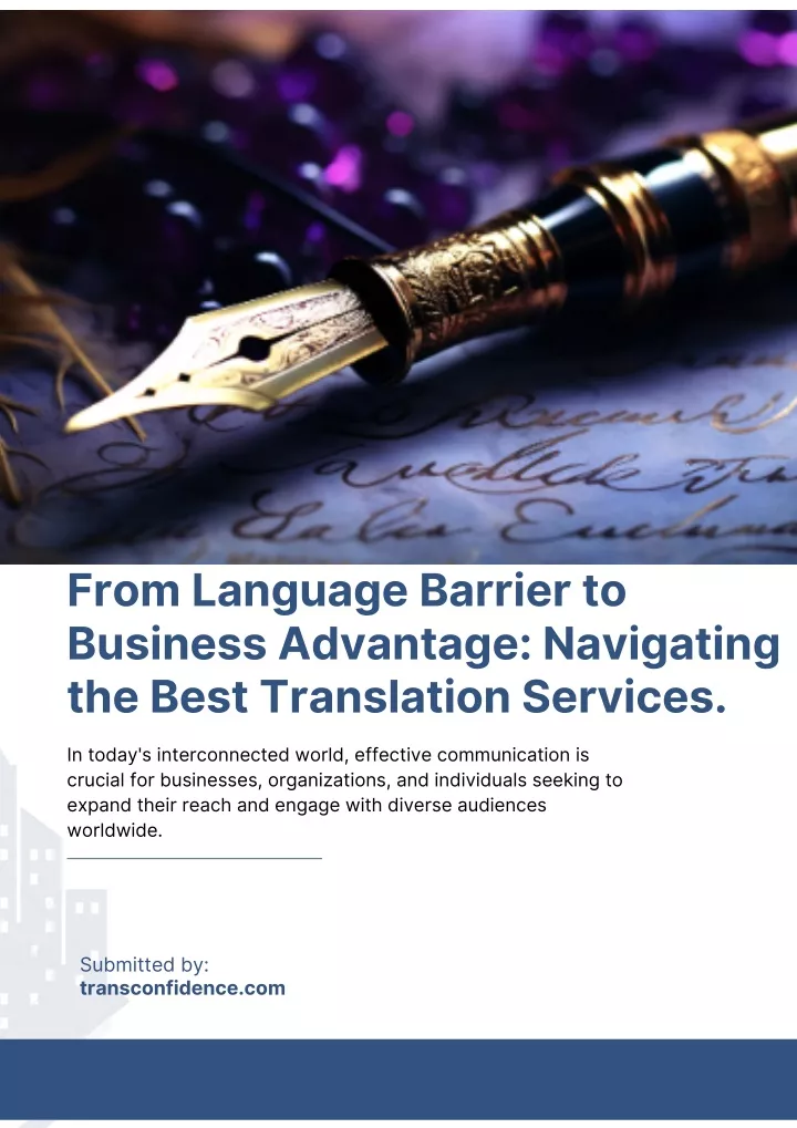 from language barrier to business advantage