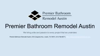 Premier Bathroom Remodel Austin