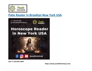 palm reader in brooklyn new york usa