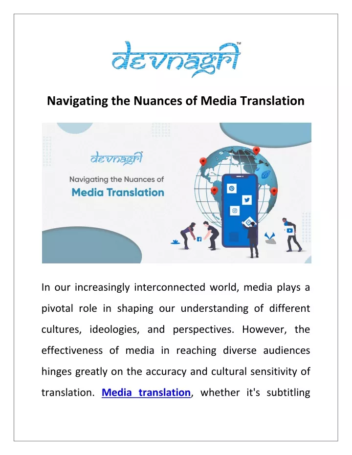 navigating the nuances of media translation