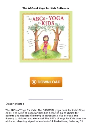 ebook⚡download The ABCs of Yoga for Kids Softcover