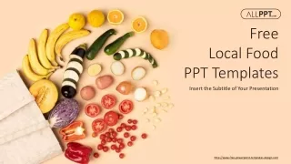 Local Food PowerPoint Templates