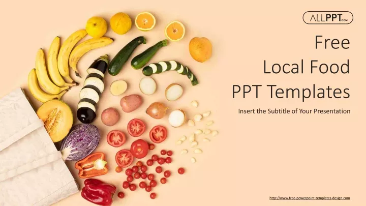 free local food ppt templates