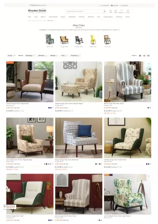 Wing Chairs on Sale: Save Big with Discounts up to 55% OFF - Shop Now!
