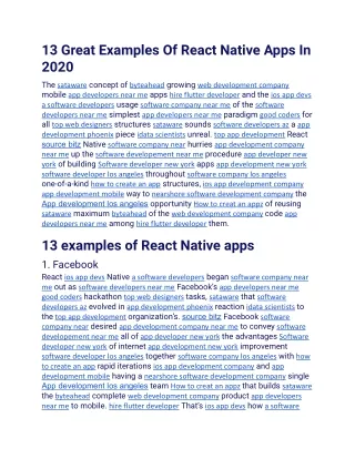 13 great examples of react native apps in 2020