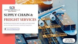 Streamline Your Operations with Supply Chain Freight Services at SLR