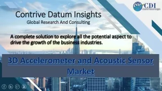 3D Accelerometer and Acoustic Sensor Market