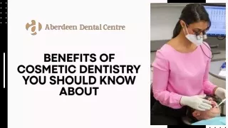 Benefits Of Cosmetic Dentistry You Should Know About