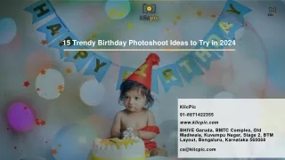 15 Trendy Birthday Photoshoot Ideas to Try in 2024
