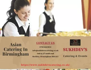 Top Premier Asian Catering In Birmingham