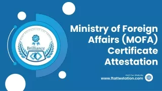 Digitalization in Ministry of Foreign Affairs Attestation