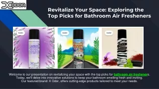 Revitalize Your Space: Exploring the Top Picks for Bathroom Air Fresheners