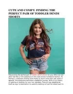 Toddler Denim Shorts - slide 1