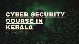 CYBER SECURITY COURSE IN KERALA