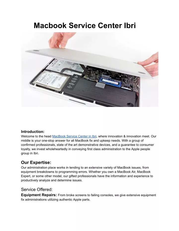 macbook service center ibri