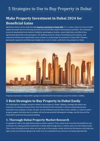 5_Strategies_to_Use_to_Buy_Property_in_Dubai