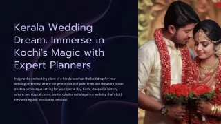 Dream Weddings in Kochi: Your Ultimate Guide