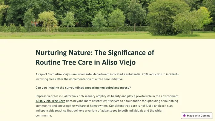 nurturing nature the significance of routine tree