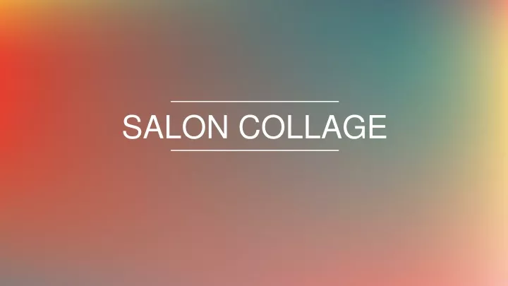 salon collage